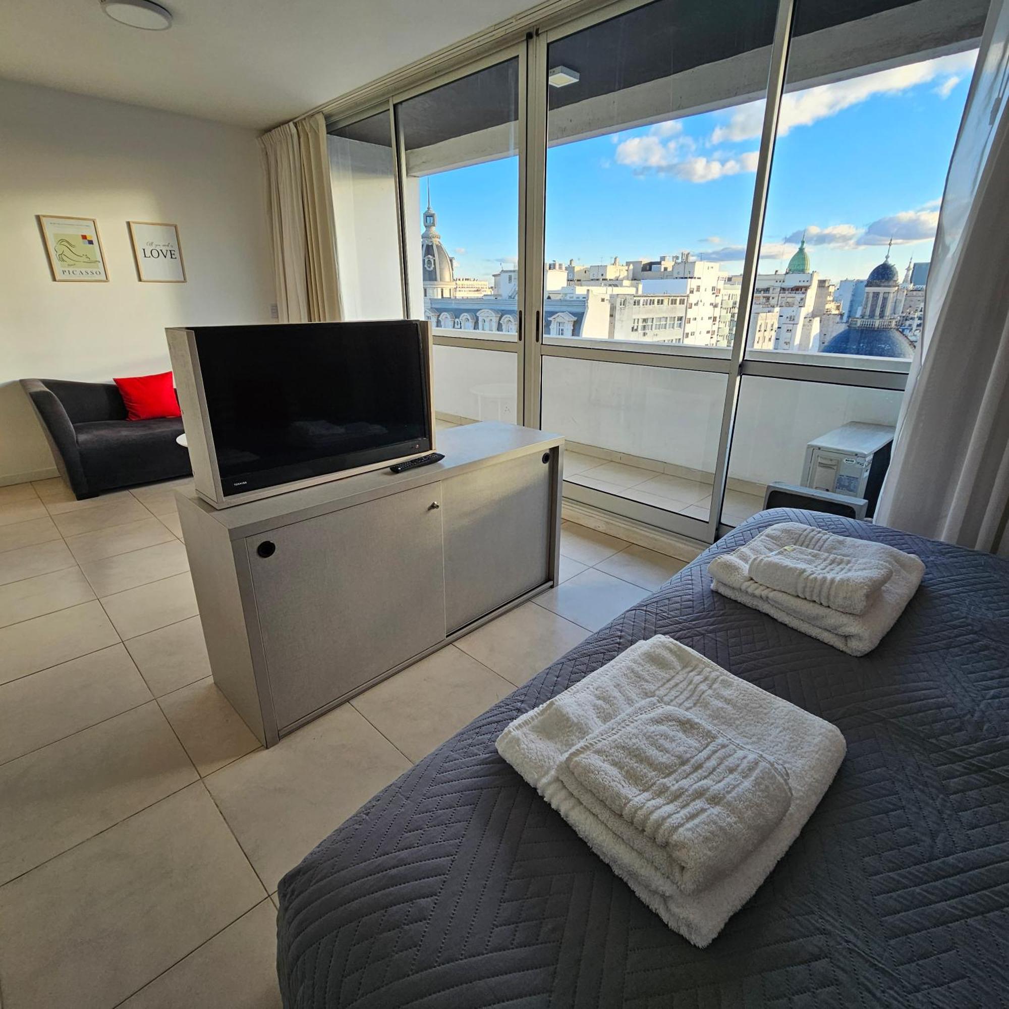 Centrico, Ideal Parejas, Vista Panoramica, Con Piscina Buenos Aires Værelse billede